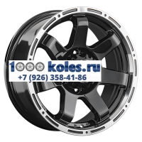LS 7,5x17/6x139,7 ET25 D106,1 1289 BKL (конус, Колпак+лого)