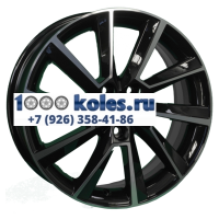 Khomen Wheels 6x16/5x100 ET40 D54,1 KHW1604 (Prius) Black-FP