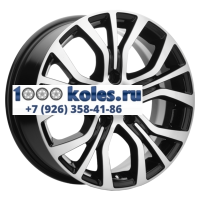 Khomen Wheels 6,5x16/5x114,3 ET45 D54,1 KHW1608 (Geely Coolray) Black-FP