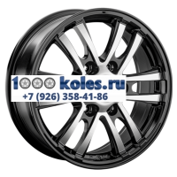 LS 7x17/6x139,7 ET38 D67,1 1287 BKF (конус, Колпак+лого)