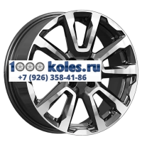 K&K 6,5x16/4x100 ET50 D60,1 КС1026 Алмаз черный