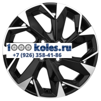 Khomen Wheels 6x15/4x100 ET39 D56,6 KHW1508 (Cobalt) Black-FP
