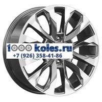 Premium Series 8x20/6x139,7 ET38 D67,1 КР007 (Pajero Sport) Diamond Gloss Graphite