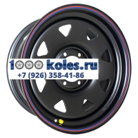 Off-Road Wheels 7x17/6x139,7 ET30 D110 Тойота Ниссан (треуг. мелкий) Черный