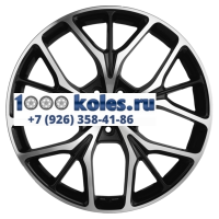 Khomen Wheels 8x20/5x108 ET46 D63,4 KHW2012 (Geely Monjaro (KX11)) Black-FP