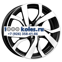 K&K 6,5x16/5x105 ET39 D56,6 Палермо-оригинал (КС607) Алмаз черный