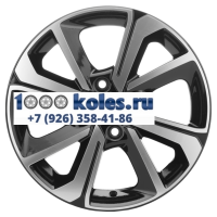 Khomen Wheels 6x15/4x100 ET46 D54,1 KHW1501 (Rio/Solaris) Black-FP