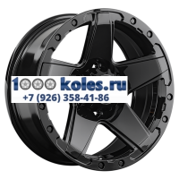 LS 8x17/6x139,7 ET30 D100,1 1284 BK (конус, Колпак+лого)