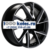 Khomen Wheels 7x17/5x108 ET43 D65,1 KHW1714 (DFM AX 7) Black-FP