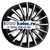 K&K 7x17/4x100 ET43 D60,1 Акцент-оригинал (КС562) Алмаз черный