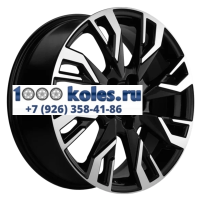 Khomen Wheels 7x18/5x114,3 ET35 D66,1 KHW1809 (Koleos) Black-FP