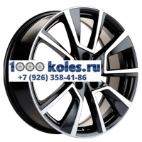 Khomen Wheels 7x18/5x114,3 ET50 D54,1 KHW1802 (Coolray) Black-FP