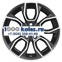 Khomen Wheels 7x17/5x108 ET50 D63,35 KHW1713 (Ford C-Max) Black-FP