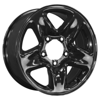 ZEPP 4x4 8x18/5x150 ET60 D110 Toyota 5 Triangle Gloss Black (LTM)