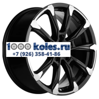 Khomen Wheels 7,5x18/5x114,3 ET35 D66,1 KHW1808 (Koleos) Black-FP