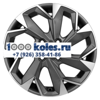 Khomen Wheels 6x15/4x100 ET39 D56,6 KHW1508 (Cobalt) Gray-FP