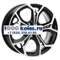 Khomen Wheels 7x17/5x114,3 ET48 D56,1 KHW1702 (Forester) Black-FP