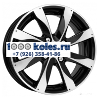K&K 6x15/4x100 ET45 D54,1 Джемини-оригинал (КС617) Алмаз черный КС617