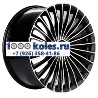 Khomen Wheels 9,5x20/5x112 ET38 D66,6 KHW2008 (Mercedes Rear) Black-FP