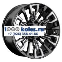 LS 8x17/6x139,7 ET-15 D106,1 1363 BKF (конус, Колпак+лого)