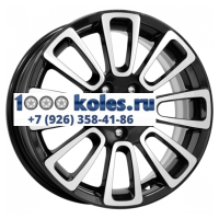 K&K 6x15/4x100 ET45 D56,6 Неман-оригинал (КС717) Алмаз черный