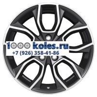 Khomen Wheels 7x17/5x114,3 ET48 D67,1 KHW1713 (Kia K5) Black-FP
