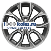 Khomen Wheels 7x17/5x112 ET45 D57,1 KHW1713 (Karoq) Gray-FP