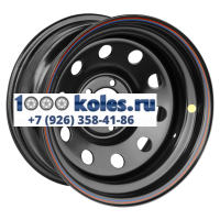 Off-Road Wheels 8x16/5x127 ET0 D75 Jeep Черный (треуг. мелкий)
