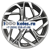 Khomen Wheels 7x17/5x110 ET46 D63,3 KHW1716 (Changan CS35 Plus) Gray-FP