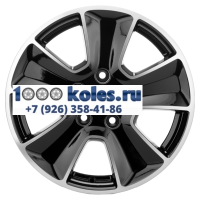 Khomen Wheels 6,5x16/5x110 ET45 D67,1 KHW1601 (DFM 580) Black-FP