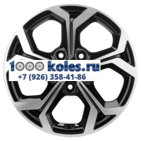 Khomen Wheels 6,5x16/5x114,3 ET50 D66,1 KHW1606 (Renault/Nissan) Black-FP