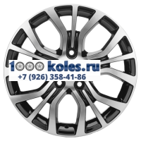 Khomen Wheels 6,5x16/5x114,3 ET45 D60,1 KHW1608 (Toyota/Suzuki) Black-FP