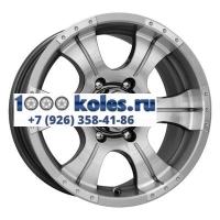 K&K 8x16/6x139,7 ET20 D110,1 Байконур (КС465М) Дарк платинум