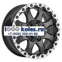 LS 8x17/6x139,7 ET36 D100,1 1375 BKL (конус, Колпак+лого)