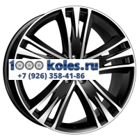 K&K 8,5x20/5x112 ET43 D66,6 Атлас (КС661M) Алмаз черный