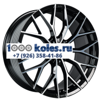 INCH 9,5x21/5x120 ET45,5 D62,6 GA8532 Gloss Black Machined Face (ZJH)