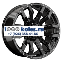 LS 9x20/5x150 ET25 D110,5 1294 BK (конус, Колпак+лого)