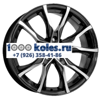 K&K 7,5x17/5x108 ET50 D63,35 Твист (КС697М) Алмаз черный