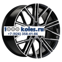 Khomen Wheels 9,5x21/5x120 ET45,5 D62,5 KHW2101 (Li 7/9) Black-FP