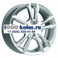 K&K 6x16/4x114,3 ET40 D67,1 Samara (КС866) Сильвер