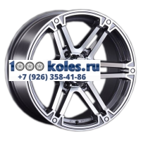 LS 8x17/6x139,7 ET25 D106,1 473 GMF (конус, Колпак+лого)