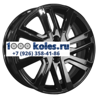 Khomen Wheels 6x16/4x100 ET37 D60,1 KHW1609 (Stepway) Black