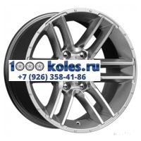 K&K 8x17/6x139,7 ET-10 D106,1 Алгама (КС762) Дарк платинум