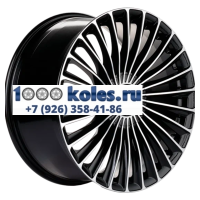 Khomen Wheels 8,5x20/5x112 ET38 D66,6 KHW2008 (Mercedes Front) Black-FP