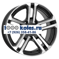 K&K 7x16/5x139,7 ET5 D98 Палладика (КС591М) Алмаз черный