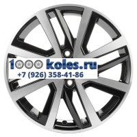 Khomen Wheels 6x16/4x100 ET50 D60,1 KHW1609 (Vesta/Largus) Black-FP