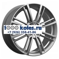 K&K 7x17/4x100 ET43 D60,1 Эрфурт-оригинал (КС903) Дарк платинум