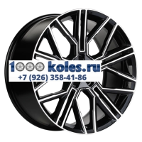 Khomen Wheels 9,5x21/5x114,3 ET40 D64,1 KHW2101 (Tesla) Black-FP