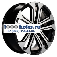 Khomen Wheels 7x18/5x114,3 ET50 D54,1 KHW1803 (Coolray) Black-FP