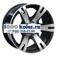 LS 8x17/6x139,7 ET38 D100,1 182 BKF (конус, Колпак+лого)